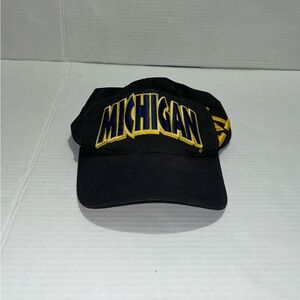Vintage University Of Michigan Wolverines Twins Enterprises Hat Snapback 90s